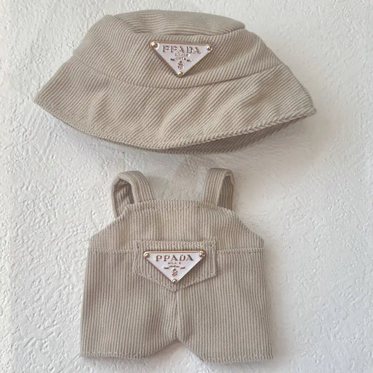 NO Doll, For Labubu Doll Clothing Set Hat 17cm Clothes Shoes Doll DIY Accessories Training Sitting Party Games Toys Gifts