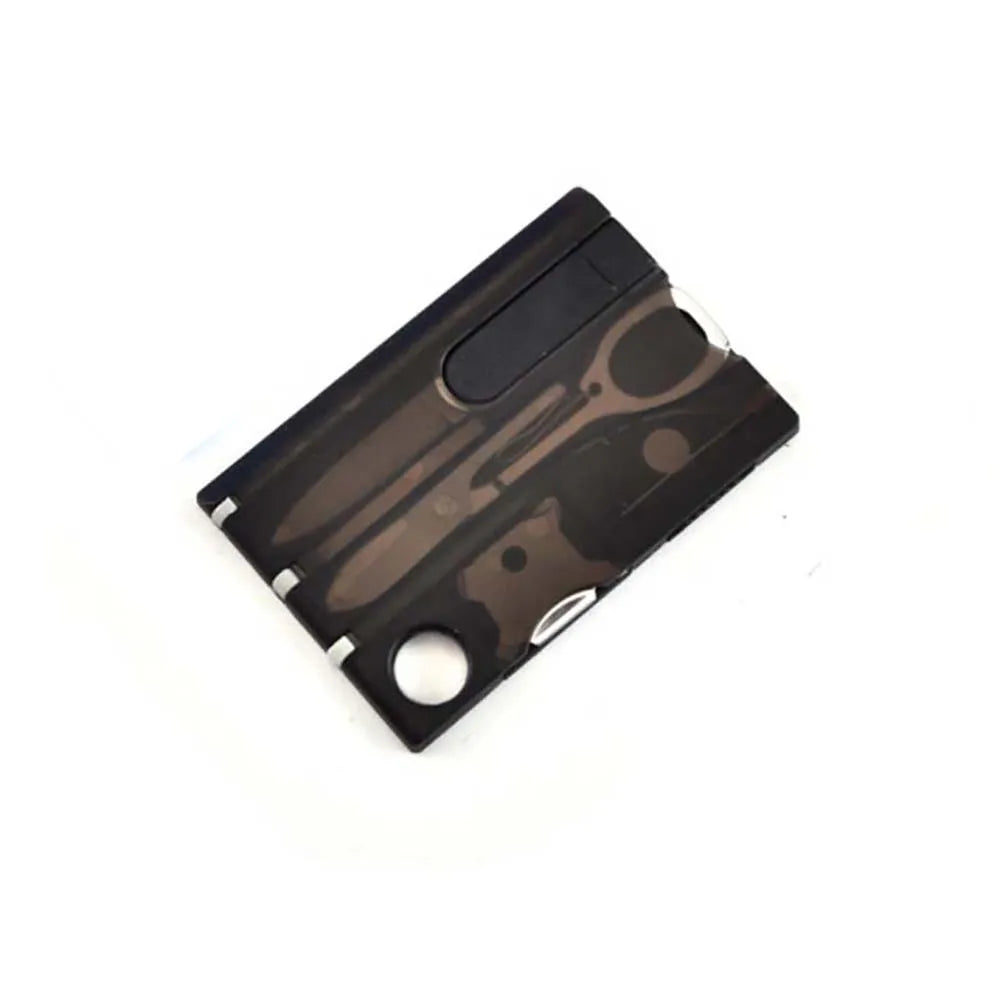 Camping Multifunctional Swiss Army Knife Card Combination Multi-purpose Survival Tool Beauty Suit Tool Card