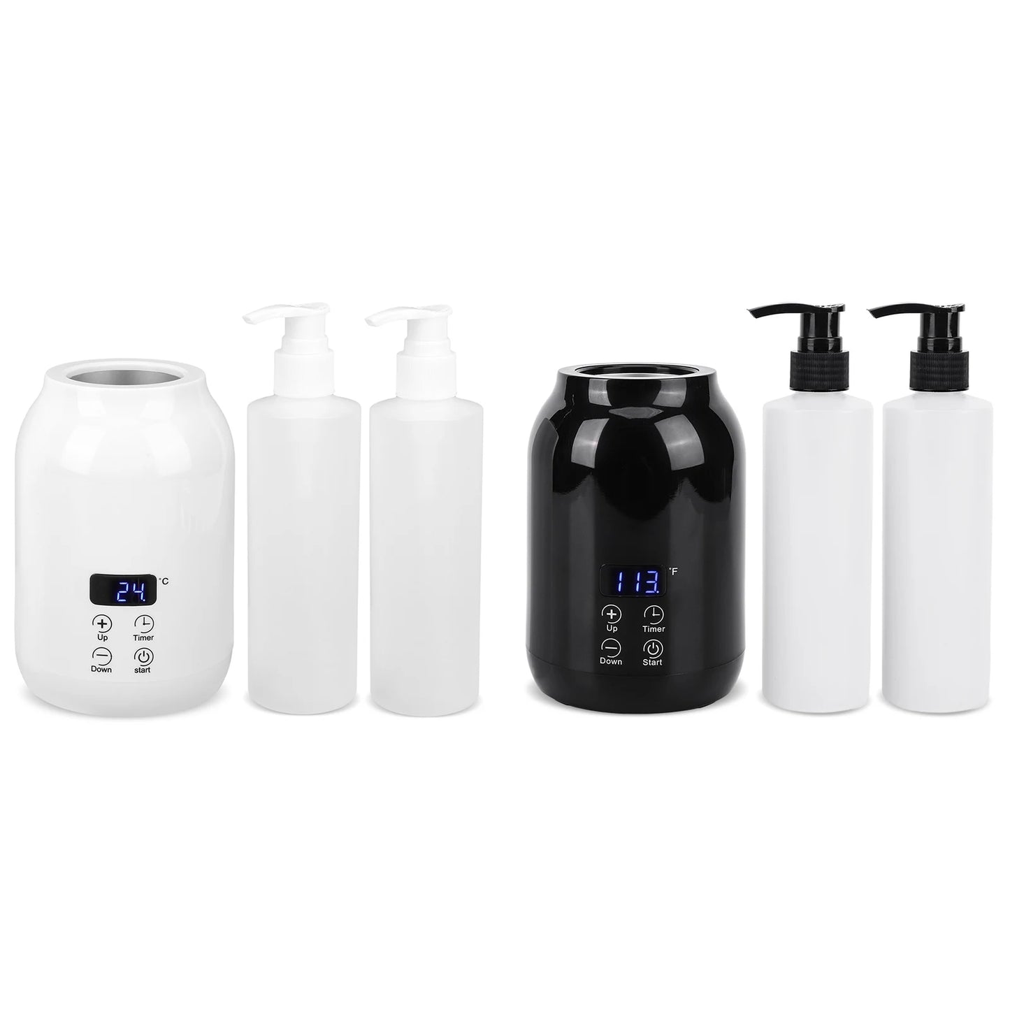 Massage Oil Warmer Digital Lotion Cream Heater LED Display Lotion Warmer Massage Oil Heater 2 Heat Modes Fast Heat Lotion Warmer
