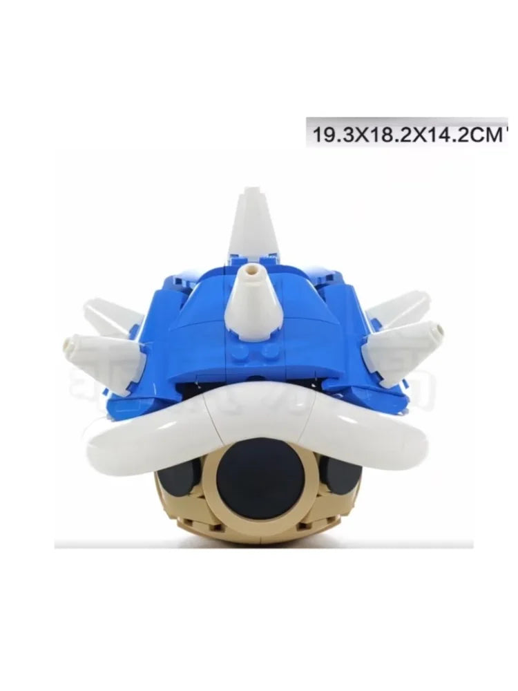 MOC Game Anime Figures 40787 Kart Spiny Shell Turtle Model Sets DIY Creative Building Blocks Kid Toys Christmas Gift