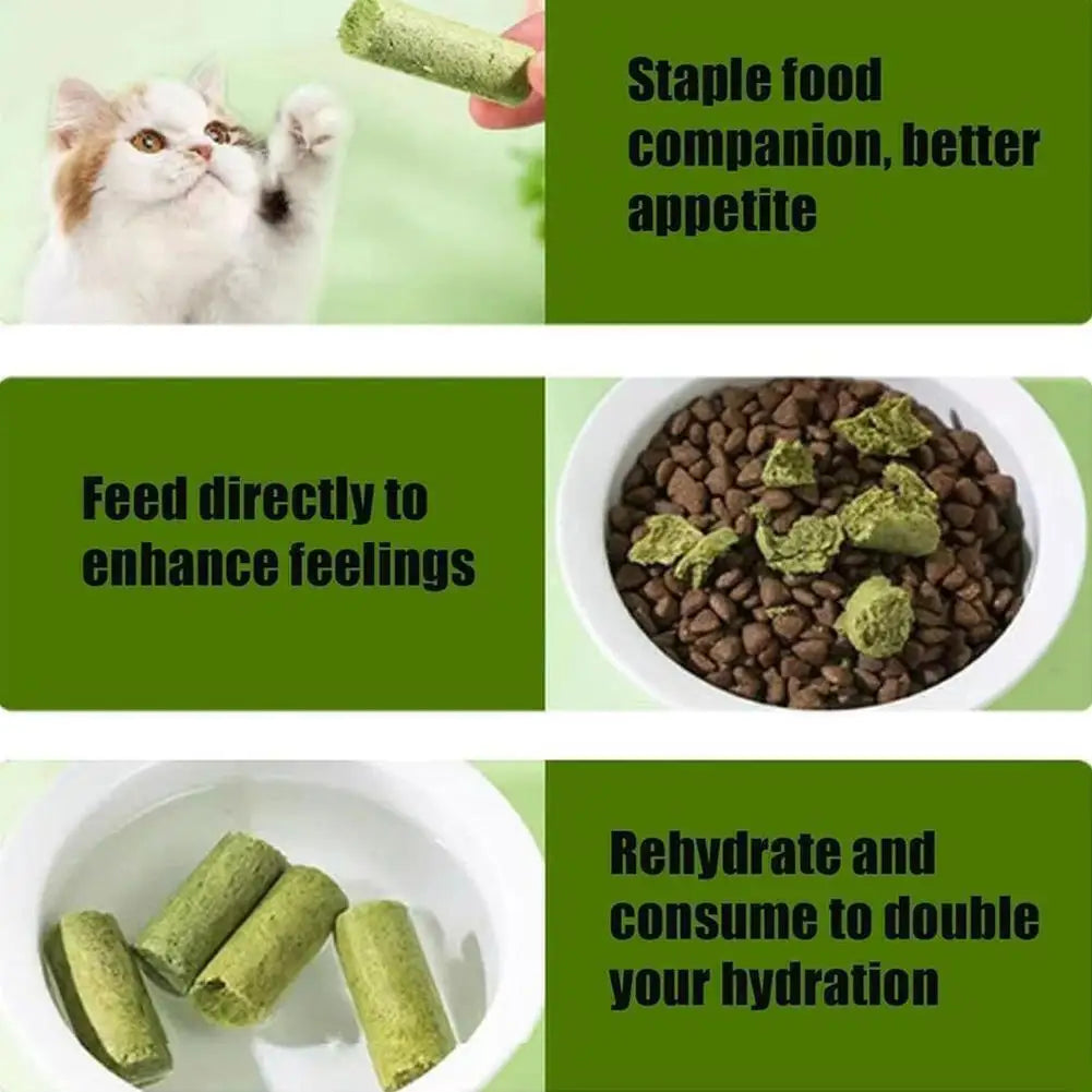 Teething Natural Grass Molar Rod Chew Stic For Cat