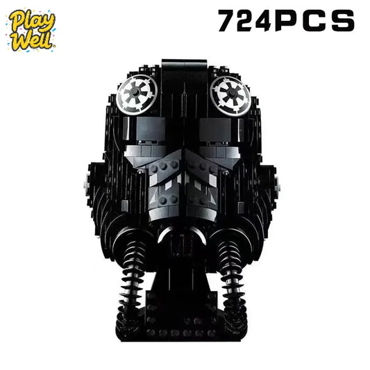 Moc Space Wars Helmet Stormtrooper Vader Fighter Building Blocks 75351 Model Bricks Toys For Kids Birthday Xmas Gifts Home Decor
