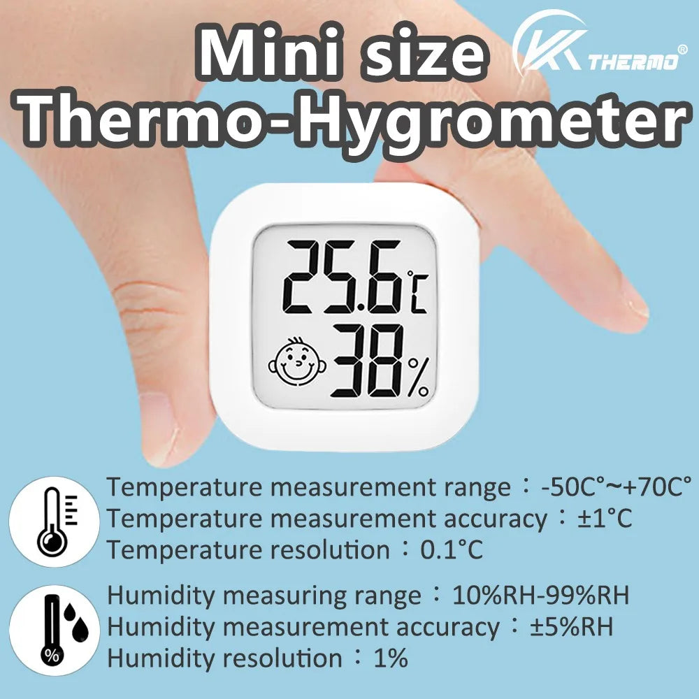 Digital Thermometer Hygrometer Indoor Room Temperature LCD Electronic Humidity Meter Sensor Gauge Weather Station For Home