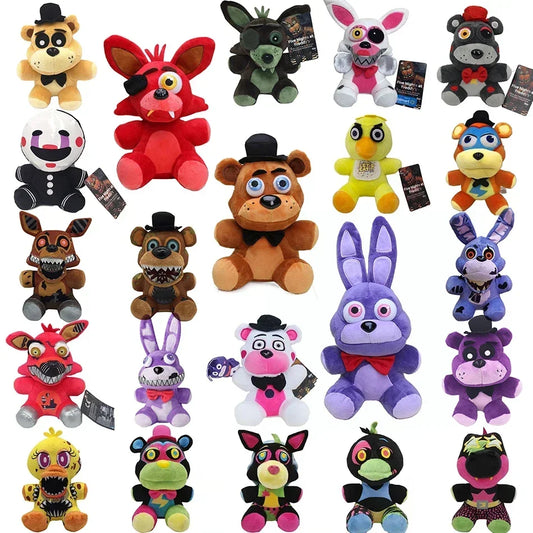 FNAF Plush Toys - Five Nights at Freddy's Official 18cm Character Plushies | Bonnie, Freddy, Foxy & More