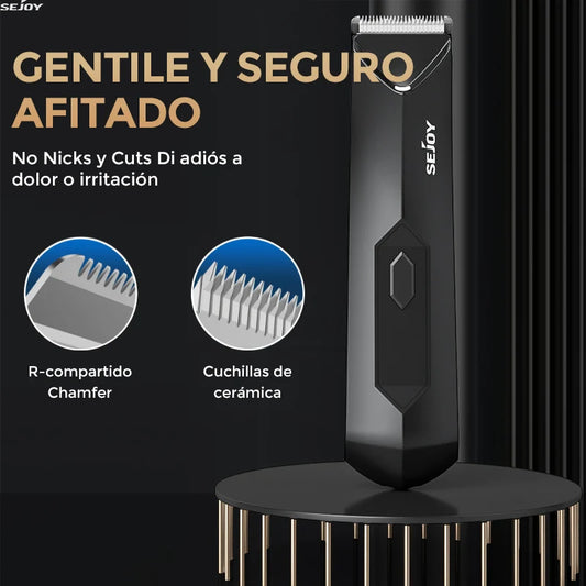 Sejoy Body Hair Trimmer Clipper for Men,Rechargeable Cordless Barber Clippers,Electric Hair Trimmer,Waterproof Beard Trimmer