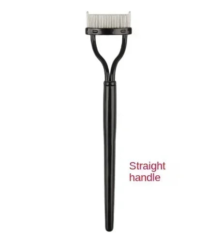 Eyelash Separator Metal Teeth Foldable Eyelash Curler Beauty Makeup Stainless Eyelash Brush Comb Mascara Curl Makeup Tool