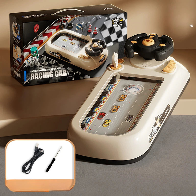 Musical Steering Wheel Baby Toddler Toys Boys, Simulated Driving Racing Car Game with Sound, Interactive Educational