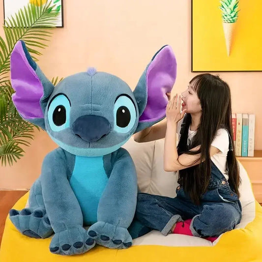 New Disney Giant Size Lilo&stitch Plush Stuffed Doll Animal Couple Cartoon Sleeping Pillow Softmaterial Toy For Christmas Gif