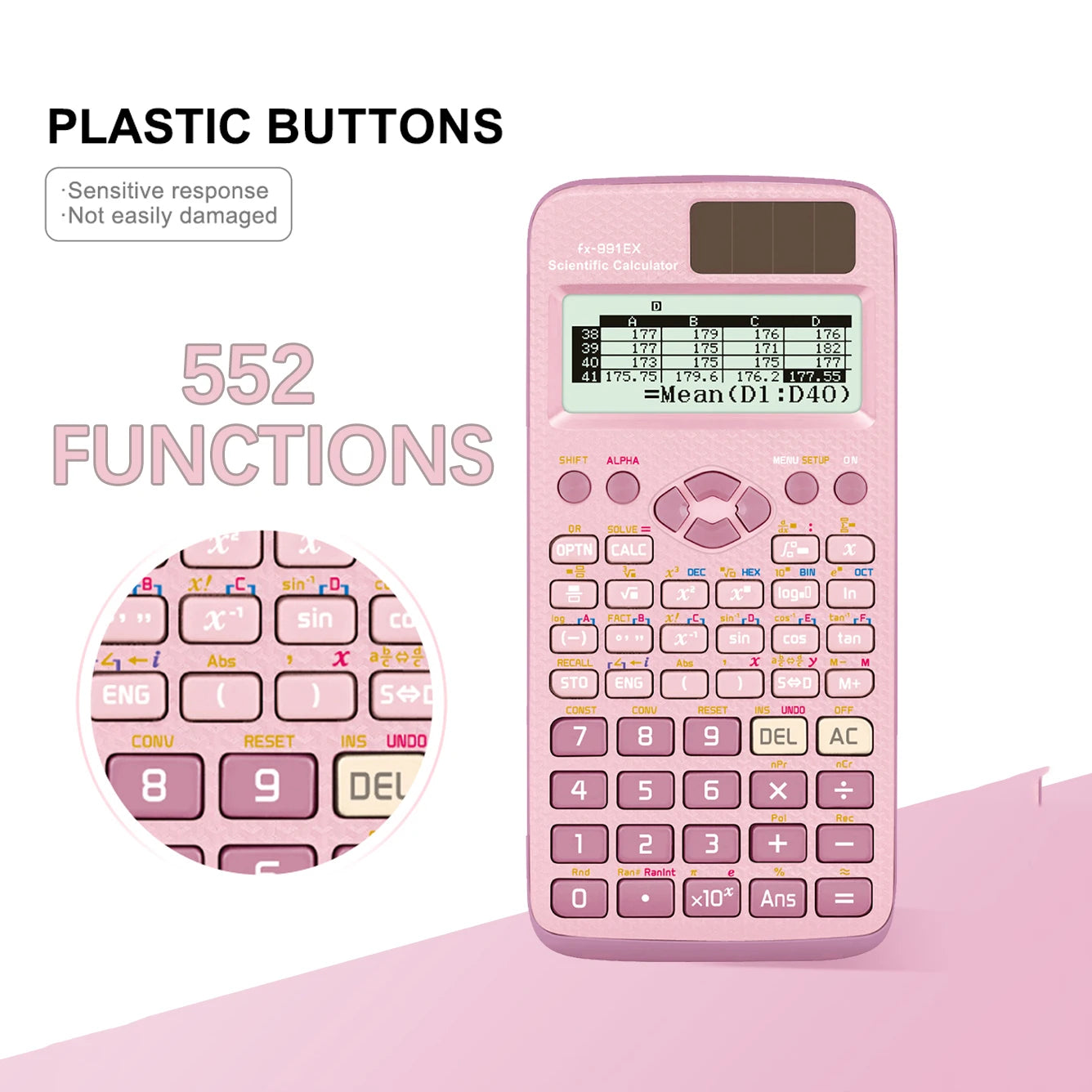 Multifunctional science function calculator-552function Specially designed for student exams, economical packaging,High-End Appe
