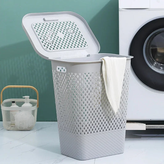 Multi-functional Plastic Household Dirty Laundry Baskets Bathroom Clothes Storage Bucket Living Room Children Toy Basket