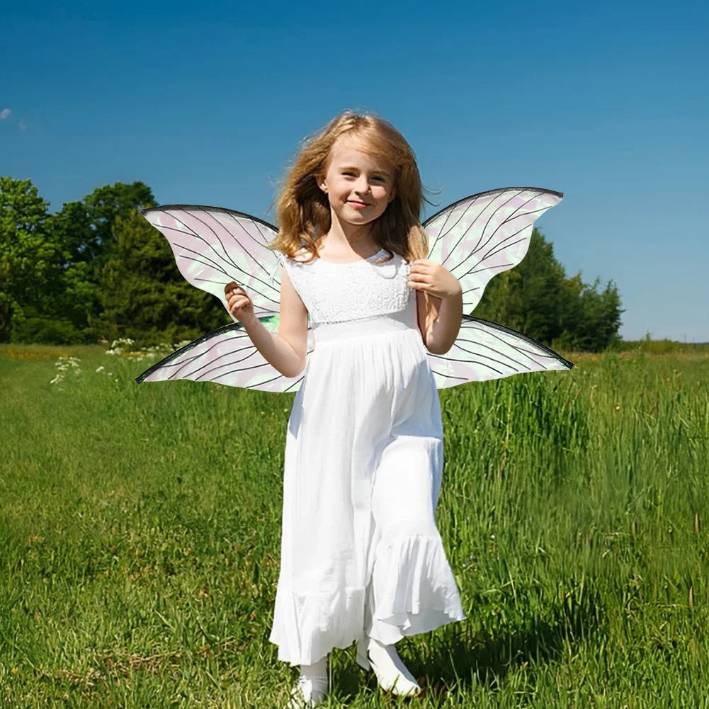 Butterfly Fairy Wings Costume Women Girls Princess Elf Angel Wing for Halloween Party Favor Cosplay Costume Dress Up Props