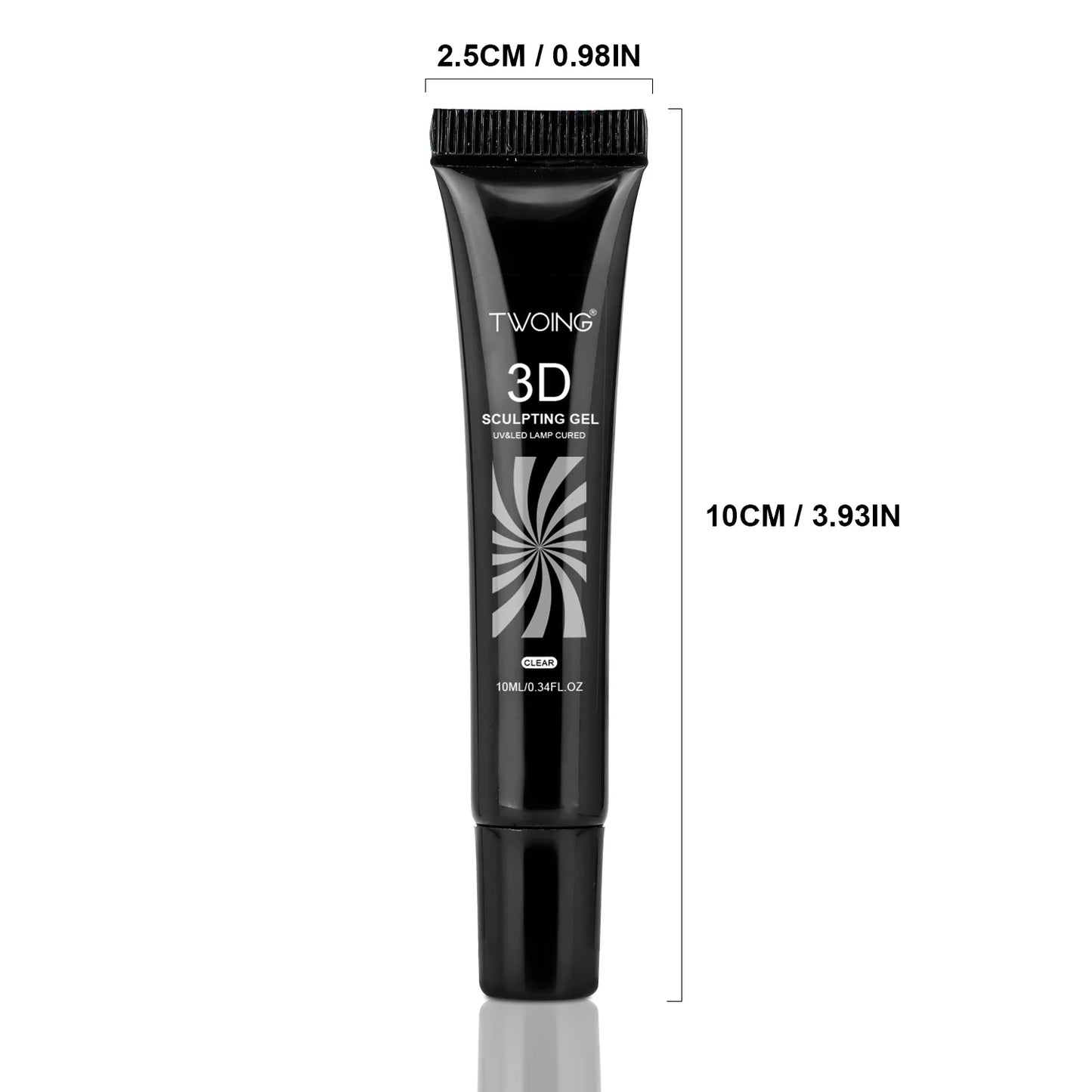 3pcs 3D Nail Art Gel - DIY Designs,Waterproof Sculpting gel,Waterproof Nail Art Design Gel for Intricate Carvings & Shapes 10ml