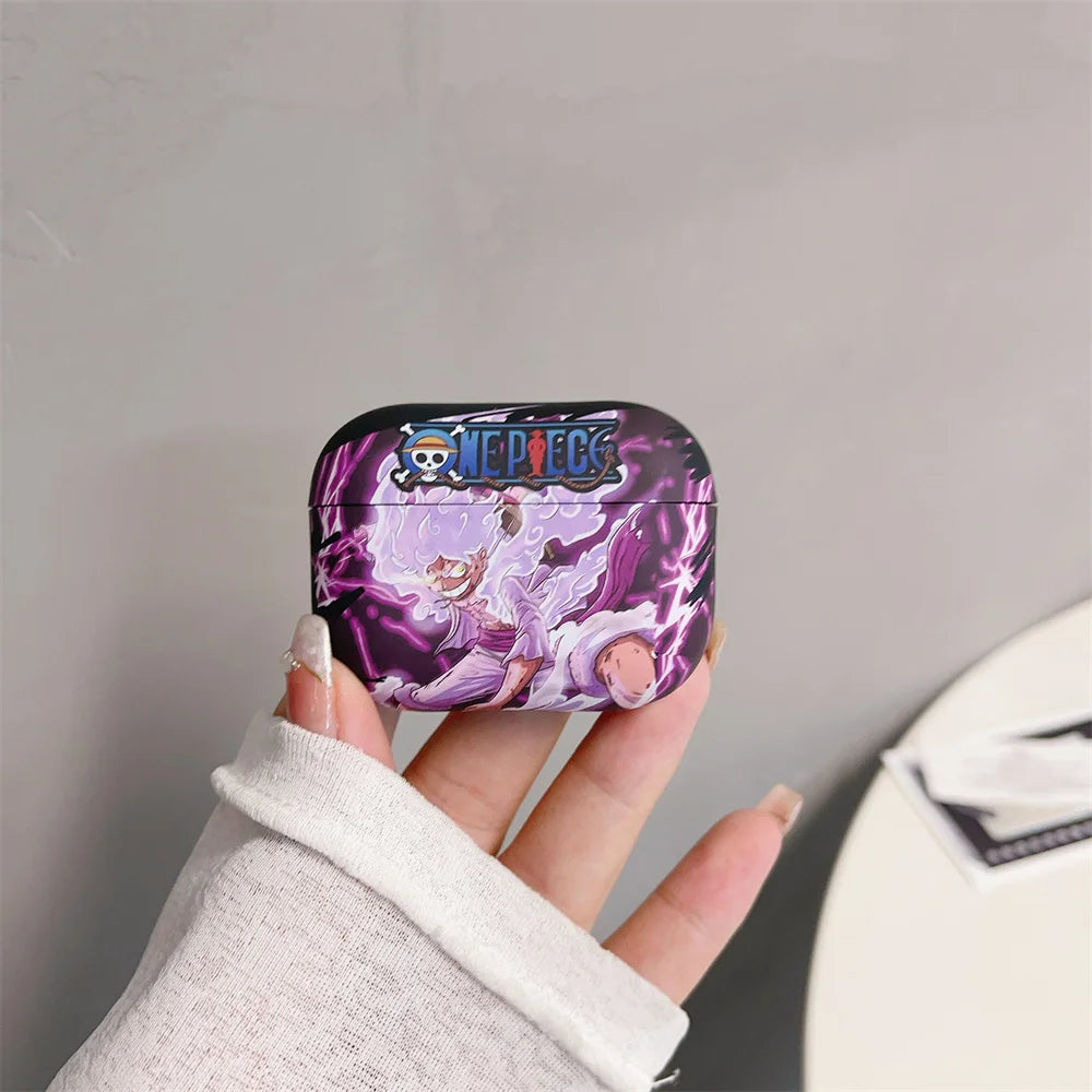 Cartoon One Piece Earphone Case For AirPods Pro Pro2 Bluetooth Wireless Headset Cover for Airpods 1 2 3rd 4 2024 Gifts