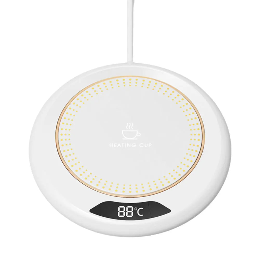 Mini Portable 55 degree USB Cup Warmer Coffee Mug Heating Coaster Smart Thermostatic Hot Plate Milk Tea Water Heating Pad Heater