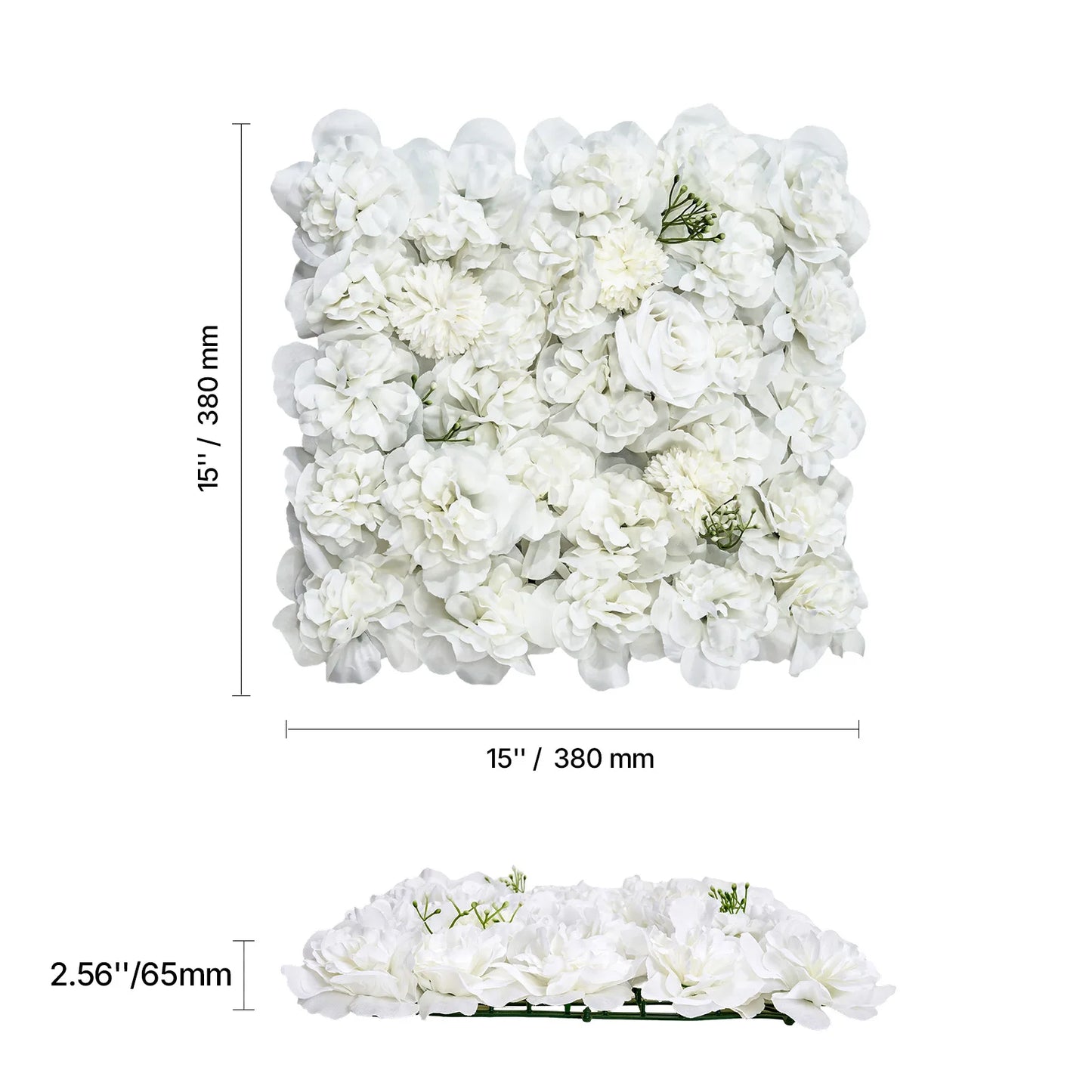 VEVOR Artificial Grass Wall Panels 3D Combination Greenery Boxwood Panel for Privacy Backdrop Wall Hedge Screen for Garden