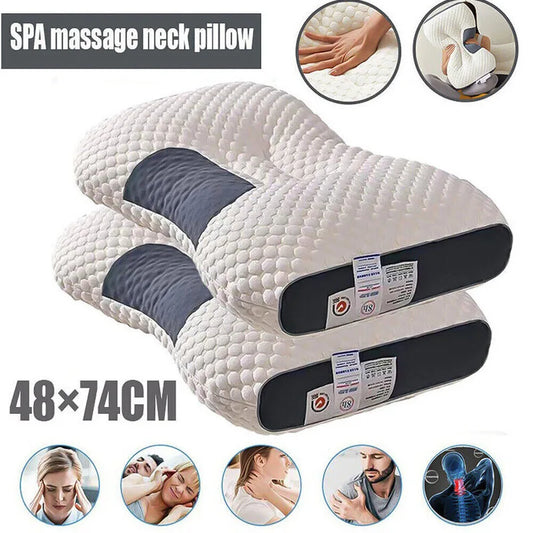 1~2PCS Memory Foam Pillows Cervical Orthopedic Support For Neck Shoulder Pain UK