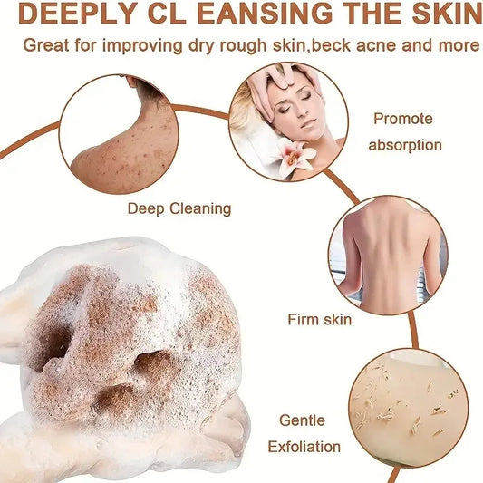 African Net Long Bath Body Exfoliating Long Net Shower Body Scrub Back Scrubber Skin Smoother Beauty Skin Bath Wash