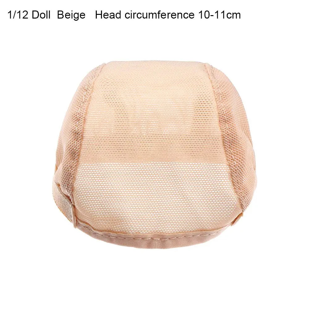 Doll DIY Accessories Fixed Hair Hairnet Net Non-slip Hat Cap Head Headgear for 1/3 1/4 1/6 Doll Wig Toy Accessories