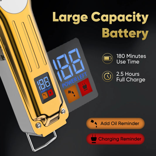Sejoy Professional Combo Kits Hair Clipper Electric Hair Trimmer Set For Men Rechargeable Cordless Haircut Machine for Barber