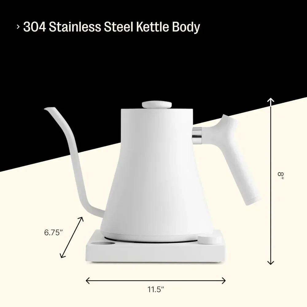 Coffee and Tea Kettle - Stainless Steel Kettle Water Boiler Electric Gooseneck Kettle - Pour-Over Portable Kettle Samovar