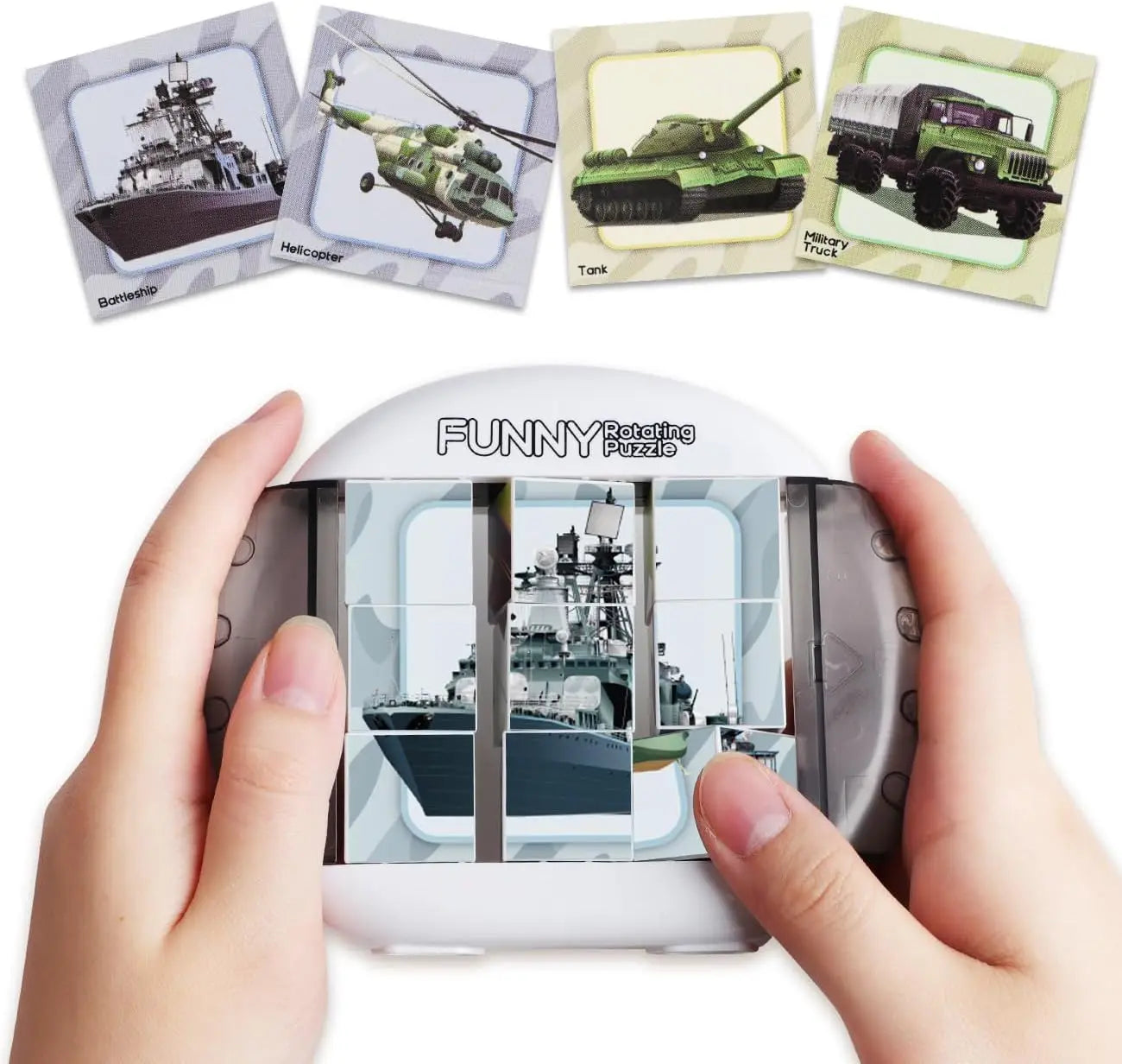 4IN1 Rotating Puzzle for Kids Fidget Toys 3 4 5 6 7 8 Year Old 4 Puzzles in 1 Fine Motor Skills, Gift for Boys & Girls Ages 3+