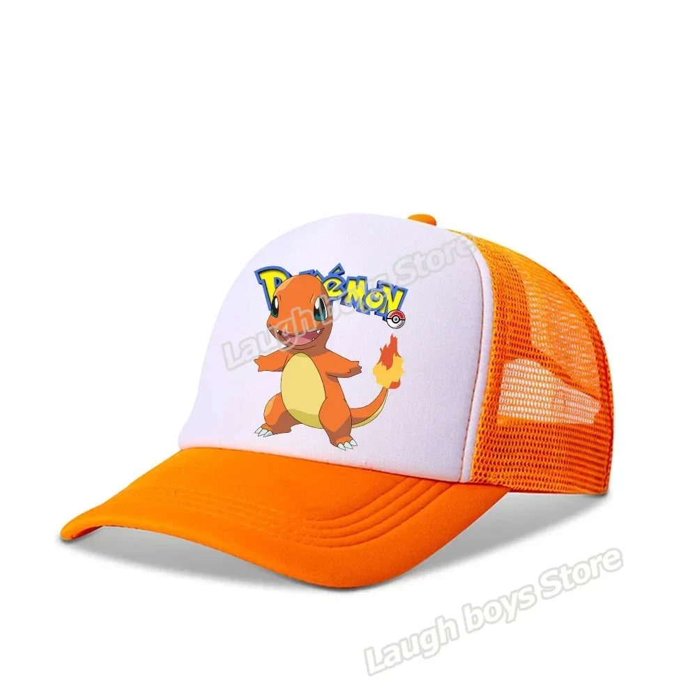 Pokemon Summer Sunhat Pikachu Baseball Cap Mom Hat Adult Lover Girls Women Hip Hop Parent-child Outdoor Sport Shade Caps Gifts