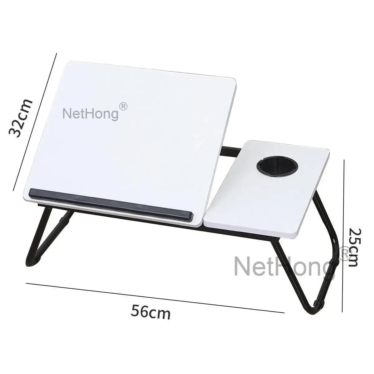 Folding Laptop Table Stand Bed Tray Sofa Lap Portable Computer Desk Breakfast UK
