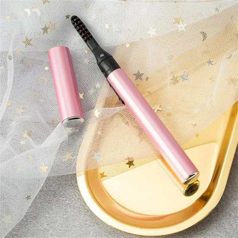 1PCS 2-IN-1Electric Eyelash Curler USB Rechargeable Eyelashes Curler Quick Heating Natural Eyelash Curler Long Lasting Makeup