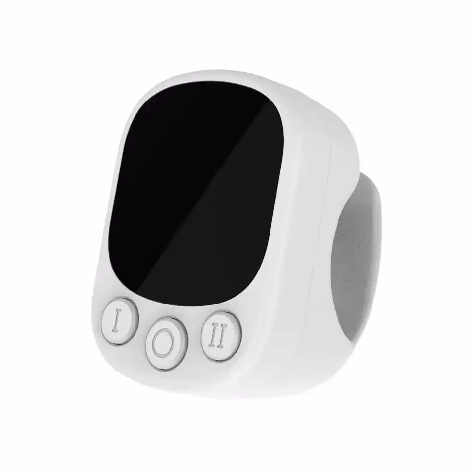 Mini Wireless Remote with Touchpad Scrolling Ring Bluetooth Page Turner for iPhone Android iPad Controller USB Rechargeable