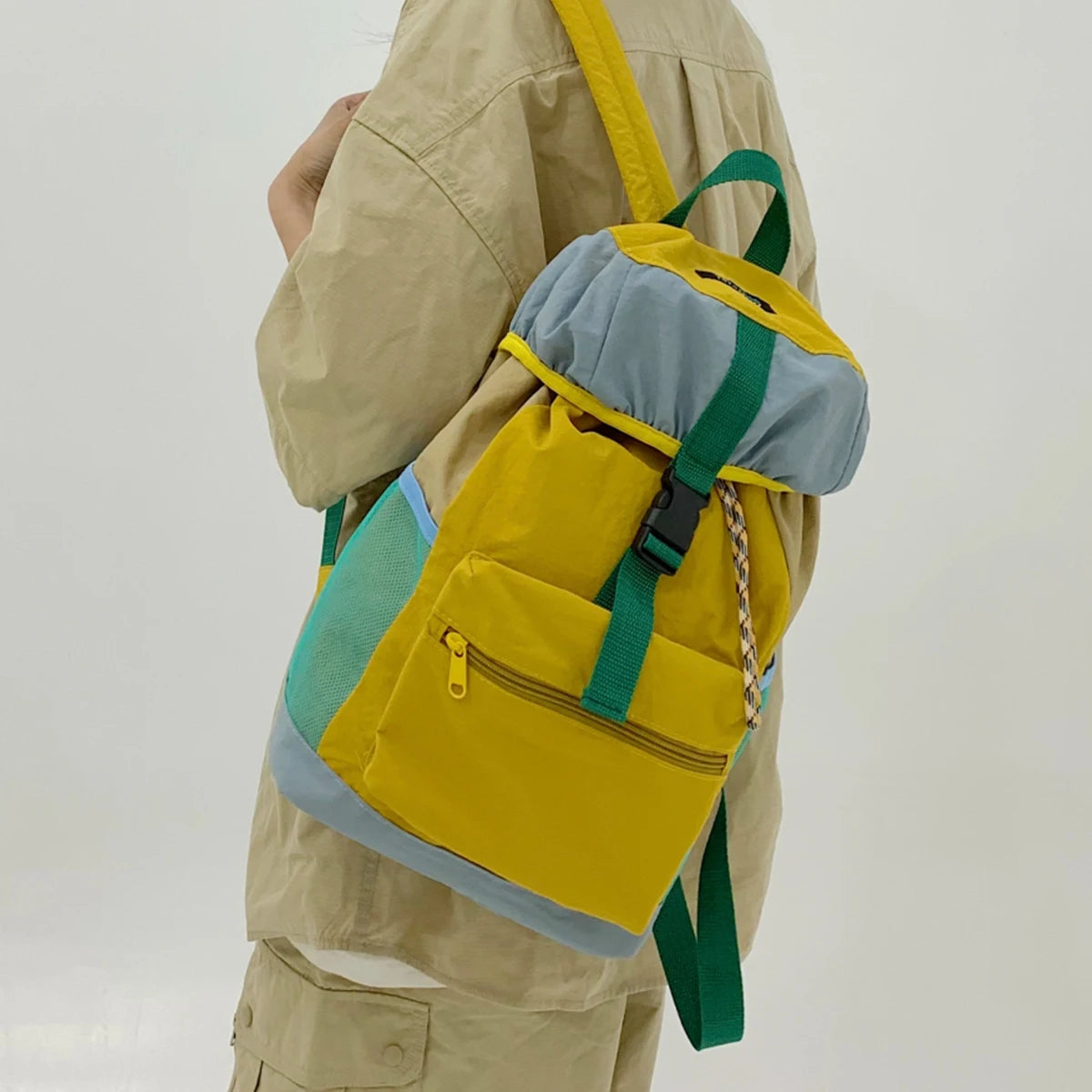Outdoor Sports Backpack Women's New Cycling Bag Travel Backpack Spring Outing Lightweight Multi-Functional Mountaineering Bag Climbing Bag Large Capacity Hiking School Bag