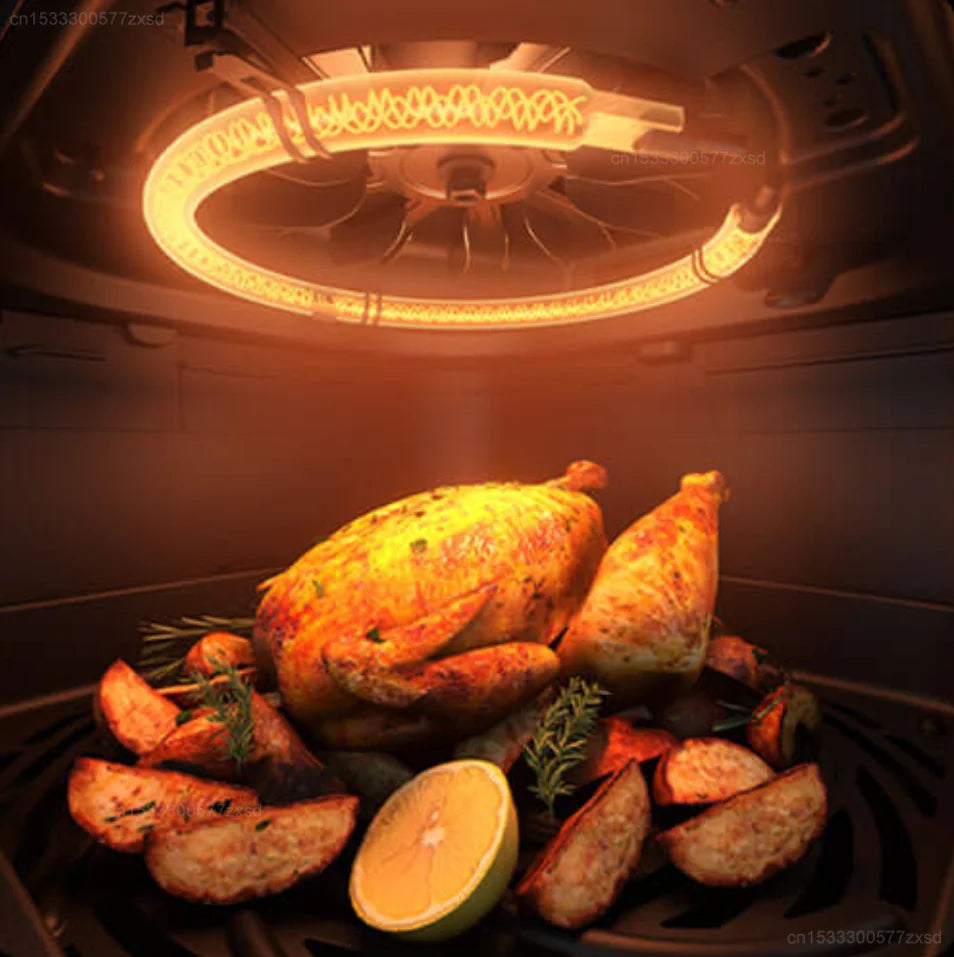 Xiaonmi Mijia Smart Air Fryer 6.5L Tender Roasted Version Low Oil Light Fat Fryer Multifunctional Large Capacity Ovens for Home