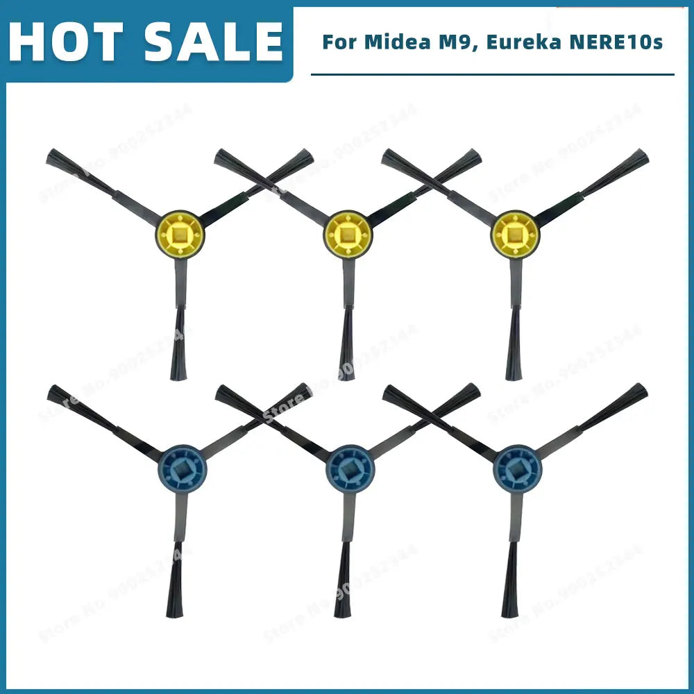 Compatible For ( Midea M9 / VCR S10 Plus / Eureka E20 Plus / NERE10s E10S / Obode A8 ) Spare Parts Main Side Brush Filter Mop