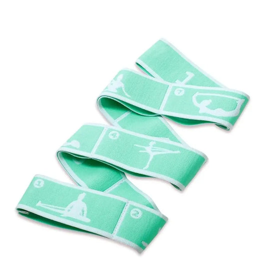 Yoga Stretching Belt Dance Stretching Band Elastic Yoga Resistance Bands Home Pilates Exercise Pull Strap Belt Fitness Sport