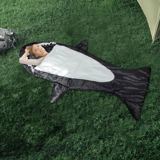 Kids & Adult Flannel Shark Blanket Hoodie Super Soft Cozy Blanket Sleeping Bag