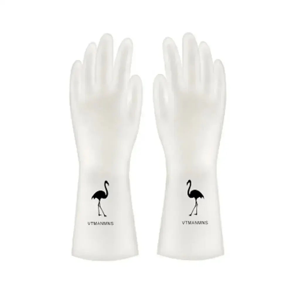 Waterproof Housework Cleaning Gloves Kitchen Cleaning Latex Laundry Dishwashing Gloves Wear Resistant Rubber Gloves