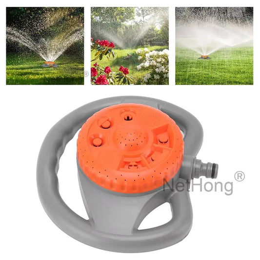 8 Function Garden Lawn Grass Water Sprinkler Hose Irrigation Watering Spray 360°
