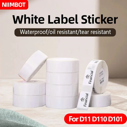 NIIMBOT D11/D110/D101/H1 Mini self-adhesive thermal label paper, price tag, stickers, item cla Label Sticker