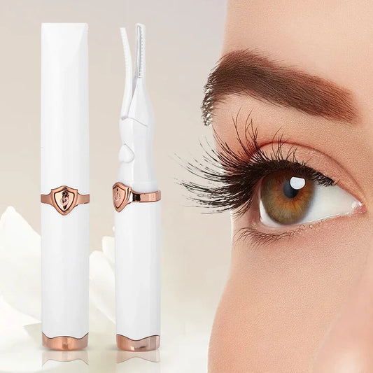Heated Eyelash Curler 2 Heating Modes Quick Heating Natural Curl Eyelash Curler Long Lasting for Quick Natural Curling