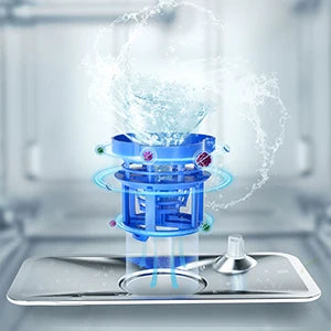 COMFEE 6.5L Freestanding Compact Dishwasher with LED Display, Decibels 47 Low Noise