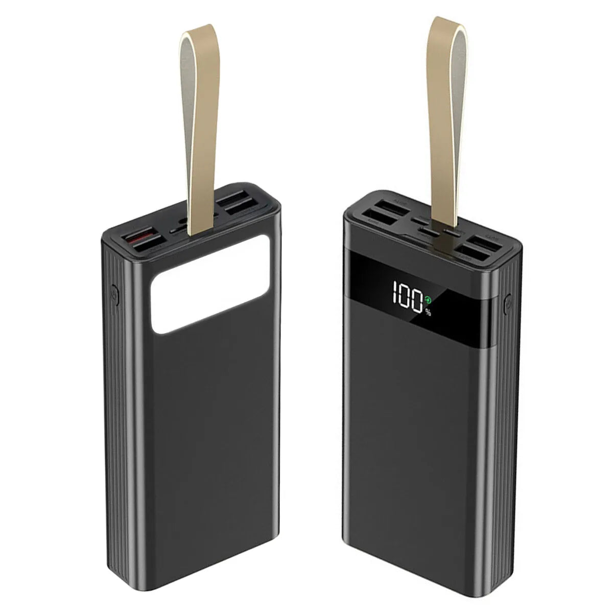 20000mAh Power Bank Portable Fast Charger 4 USB High Volume LED Battery Pack