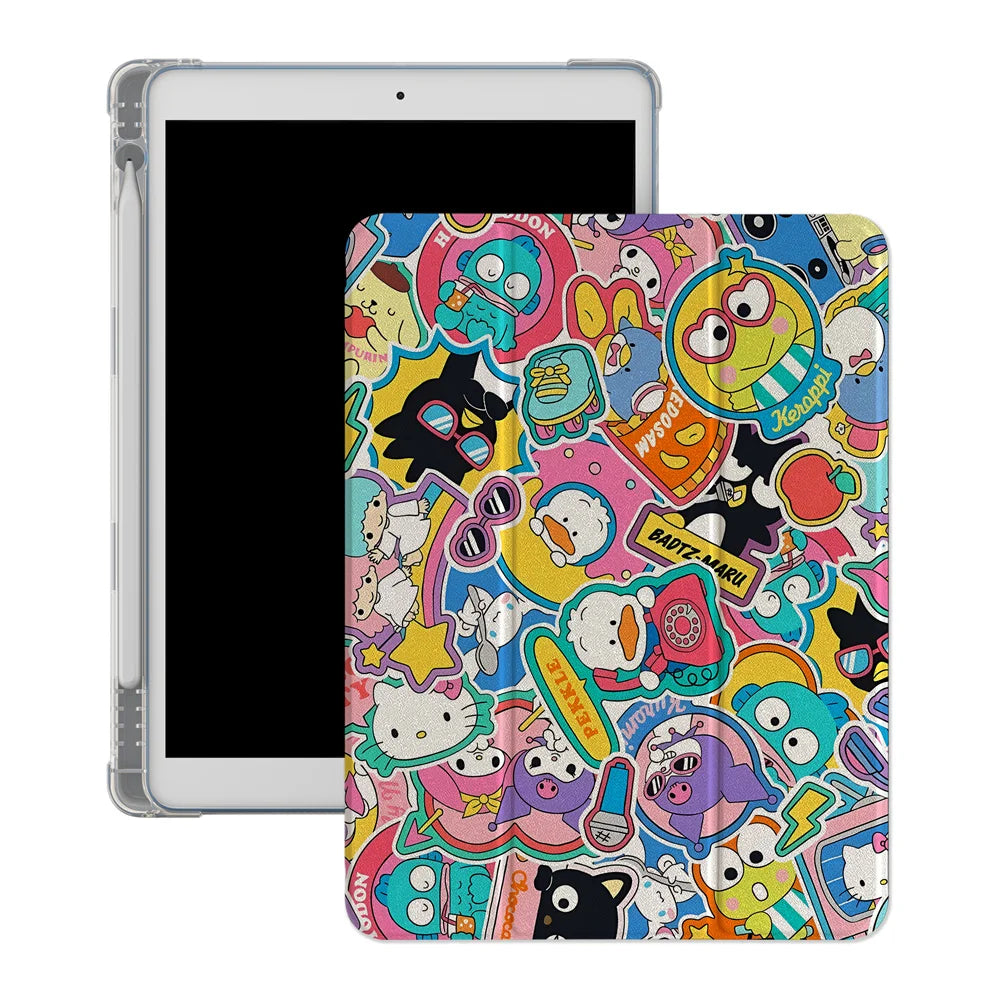 Cartoon Case For iPad Pro 2025 11 inch Air 2024 10th iPad 7 8 9 10.2 Air 5 4 10.9 5 6 9.7 inch Air3 10.5 mini Sleep wake Cover