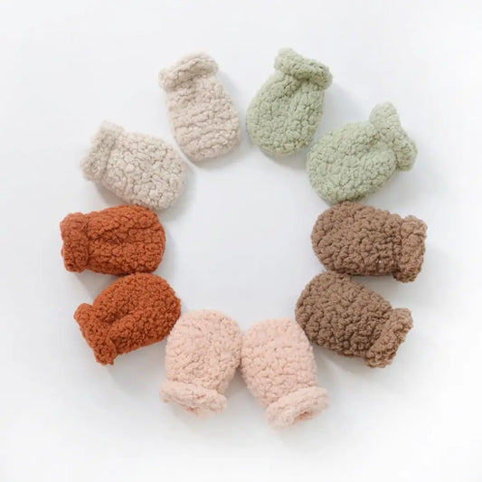 Kids Winter Gloves - Plush Fleece Thermal Mittens for Toddlers & Babies | Soft Hand Warmers