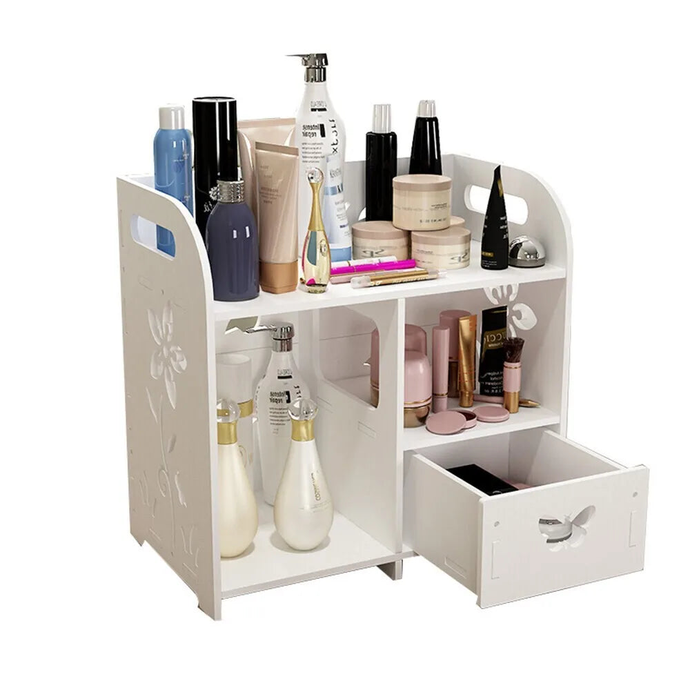HI-Q Make Up Organiser Cosmetic Vanity Case Box Drawers Skincare Storage Rack