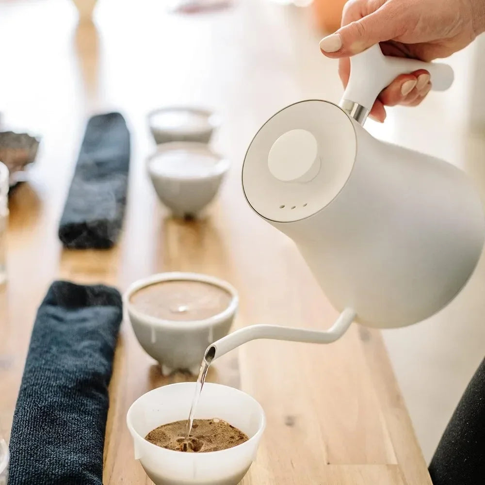 Coffee and Tea Kettle - Stainless Steel Kettle Water Boiler Electric Gooseneck Kettle - Pour-Over Portable Kettle Samovar
