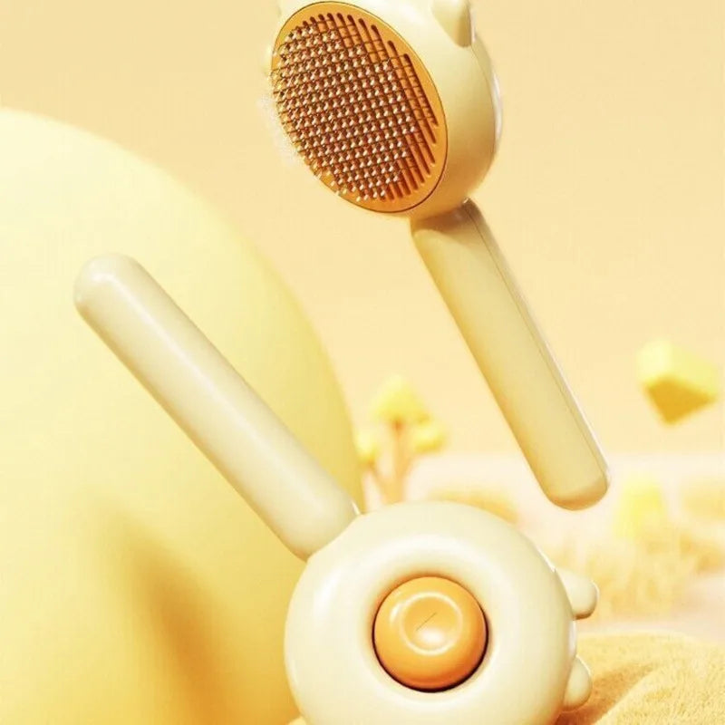 Washable Pressing Style Pet Comb Lovely Cat Needle Comb Waterproof and Easy to Clean Cat Dog Universal Hair Easy Clean Brush