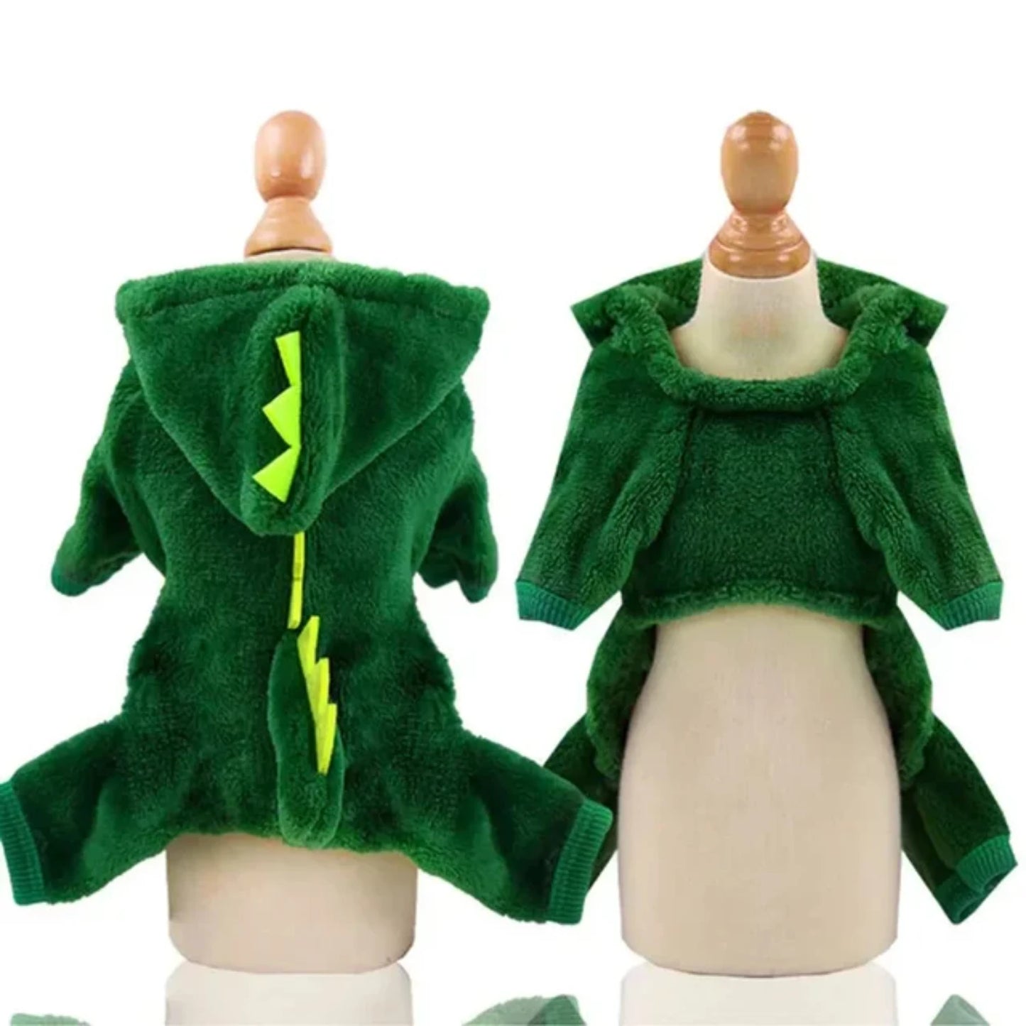 Pet Cat Dog Halloween Dog Clothes Small Dogs Funny Dinosaur Cosplay Costume Winter Warm Cat Coat Fleece Hoodies Sweater Apparel