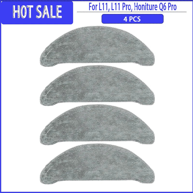 Hauptseitenbürste, Filter, Wischmopp, Staubbeutel für Imou L11 / L11 Pro / Honiture Q6 Pro / Laresar L6 Pro / Airrobo T10+ / Arnagar S8 Pro Ersatzteile