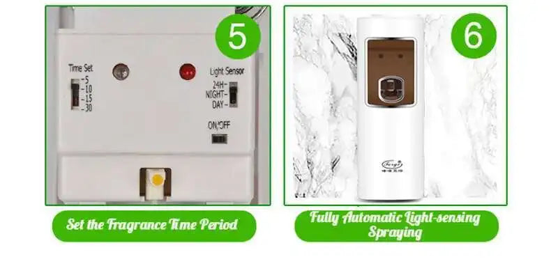 Electric Air Freshener For Hotels Aromatic Home Aroma Diffuser Fragrance Toilet Office Perfume Sprayer Hotel Fragrance Diffuser