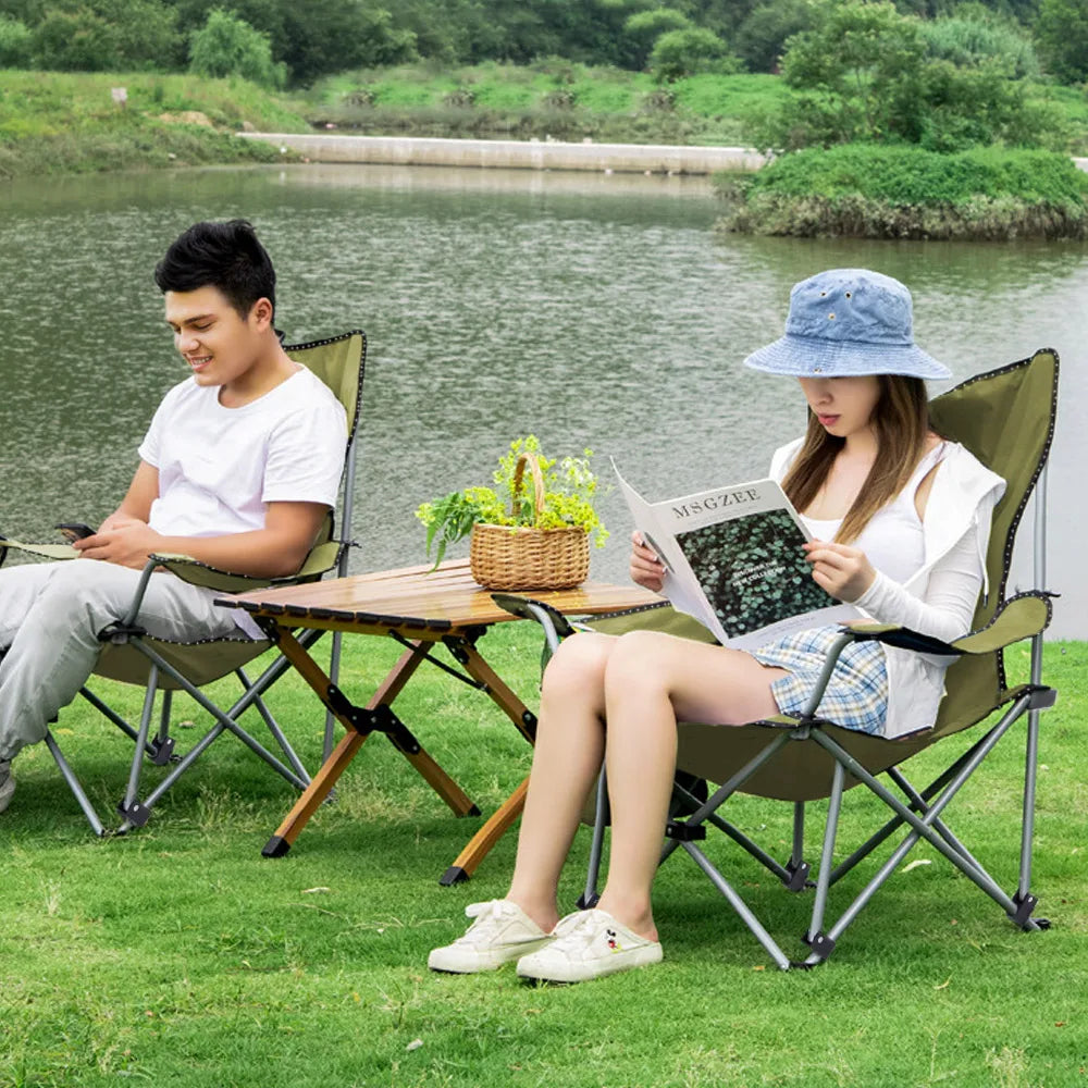 【Breeins】Portable adjustable folding camping chair, lightweight travel, fishing chair, beach chair, suitable for grassland