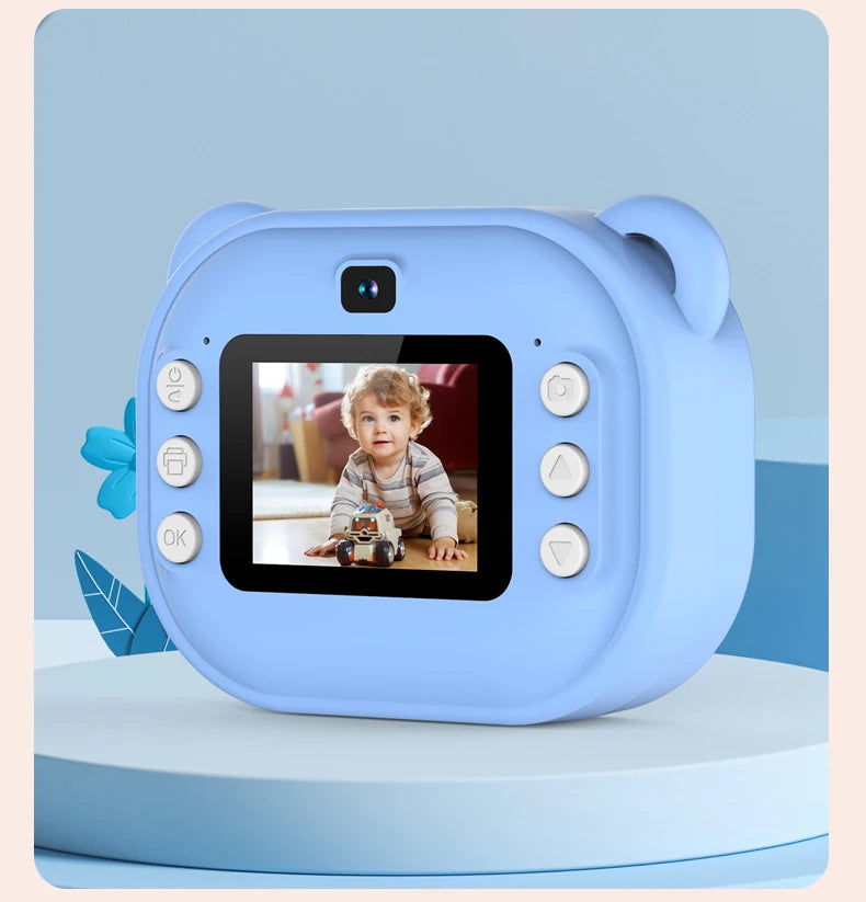 Children Digital Camera Instant Print Toys Thermal Print Camera Instant Photo Printing Camera With Video Function Kids Gifts